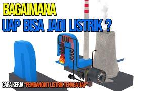 Bagaimana Uap Bisa Jadi Listrik ? | Cara Kerja PLTU