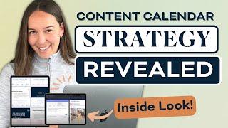 How I Plan My Content Calendar as a Social Media Manager FAST (Behind the Scenes Walkthrough)