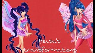 All Musa transformations up to Cosmix [italian]