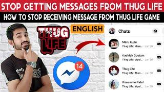 How To Stop Getting Message From Thug Life In English - Remove Thug Life Game From Facebook