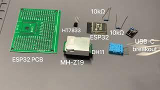 #17 (Mostly) Accurate CO2 monitor with pretty graphs (using MH-Z19 and esp32)