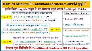 Conditional Sentences in English Grammar | IF Conditional Sentences & Rules |Conditional Conjunction