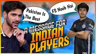 Reply to jonathan on calling team Fs Noob  || Pakistan & India Esports || No hate ️