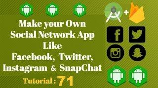 Firebase user Online Status with Green icon - Android Studio Social Media App Tutorial 71