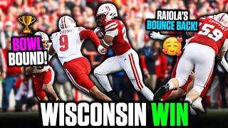 NEBRASKA ENDS WISCONSIN'S WIN STREAK & 8 YEAR BOWL DROUGHT - GAME REACTION