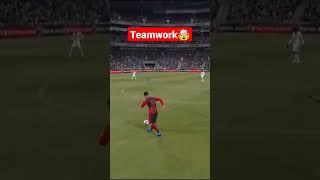 Wonderful Teamwork Goal #pes #shorts #football