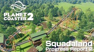 Squadaland Progress Report 2:  B&M Invert, Mine Train, and More (Planet Coaster 2)