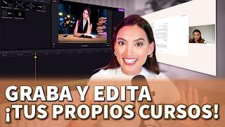 ¿QUIERES VENDER CURSOS ONLINE? ¡Así puedes GRABARLOS y EDITARLOS! (TUTORIAL)