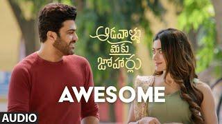 Awesome Audio Song | Aadavallu Meeku Joharlu | Sharwanand, Rashmika | Devi Sri Prasad