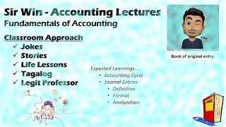 Lecture 02: Journal Entries. Accounting Cycle. [Fundamentals of Accounting]