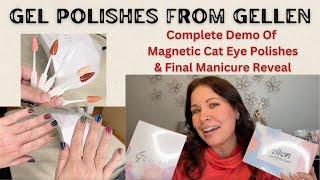 Gellen Soak Off Gel Polish | Gorgeous Neutrals and A Demo Of Some Seriously Cool Cat Eye Polishes