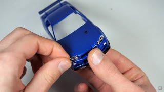 Building Nissan R34 Skyline GT-R Snapkit (Aoshima)