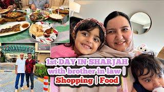 ZAID 1st DAY IN SHARJAH with brother in law | Shopping | Food and Story time 