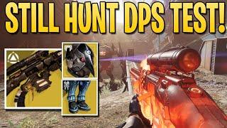 STILL HUNT EXOTIC DPS TEST! GOLDEN GUN SNIPER (Destiny 2 Final Shape)