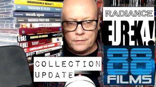 Blu-ray Haul! Collection Update: Radiance Films, Eureka, 88 FIlms, MVD Rewind and more!