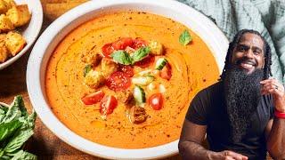 This WILL change your mind about soups in the SUMMER | Gazpacho | Vegan and Vegetarian Meal Ideas