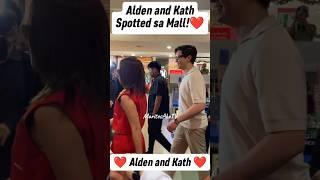 OMG! ALDEN RICHARDS AND KATHRYN BERNARDO SPOTTED SA MALL!️ #aldenrichards #kathrynbernardo #shorts