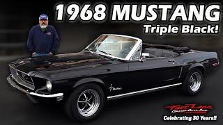 1968 Ford Mustang Convertible - Triple Black! - For Sale at Fast Lane Classic Cars!