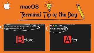 macOS Terminal Tip of the Day - 2023 |  Intel & M1 Mac |   Terminal Change your name and title