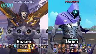 Valorant / Overwatch Comparison