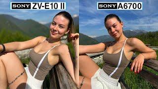 Sony ZV-E10 II Vs Sony A6700 Camera Test Comparison | Sony ZV-E10 Mark ii