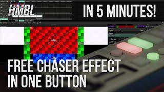 FREE Chaser for Resolume (SINGLE BUTTON CHASER) | Under 5 Minutes