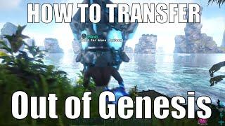 HOW TO LEAVE / TRANSFER OUT OF GENESIS (Ark Survival) (Ark Genesis Transfer Servers)