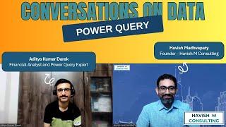 Episode 30 - Aditya Kumar Darak (Financial Analyst and Power Query Expert)