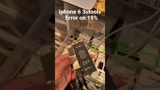 iphone 6 restore error on 3utools, done  by prass NAND/Mamory #apple #iphone #iphone6 #3utools