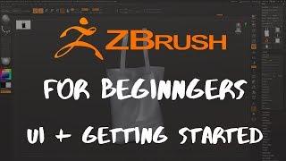 ZBrush 2020 for beginners - The UI and getting started