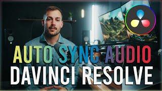 How to Sync Audio and Video Automatically in DaVinci Resolve