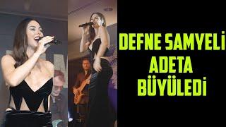 Alem Dergisi Gecesinde , Defne Samyeli Sesiyle Adeta Büyüledi