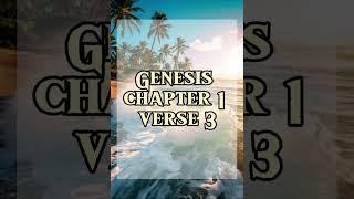 Genesis chapter 1 verse 3