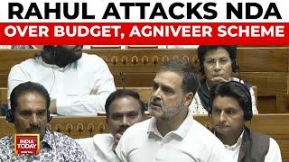 Rahul Gandhi Slams NDA Govt, Accuses Government of Shielding Ambani-Adani