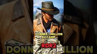 Faire un don de 1 million dans red dead redemption 2 #rdr2 #gaming