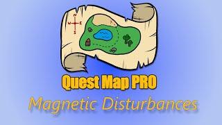 Quest Map Pro - Magnetic Disturbance Feature Demonstration