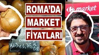 ROMA'DA MARKET ALIŞVERİŞİ | Avrupa'da Market Fiyatları