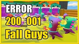 How to Fix Fall Guys Error Code 200_001 on PC (Fast Method)