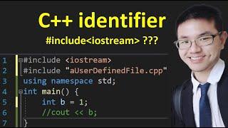 what are #include, iostream and identifier? | C++ for Beginner