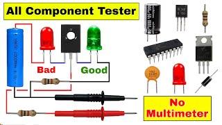 All Component Tester || How To Make All In One Component Tester || Continuity Tester