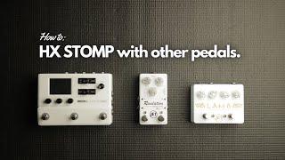 How to use the LINE 6 HX STOMP with OTHER pedals // Featuring @jetpedals