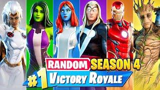 The *RANDOM* SEASON 4 Challenge in Fortnite!