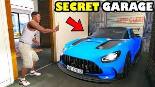 Franklin Found $1 Billion Dollar Secret Underground Garage In GTA 5 | SHINCHAN and CHOP