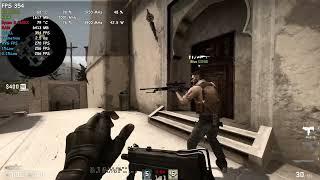 Csgo gameplay on rtx 2060 + ryzen 5 3600x 1080p