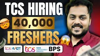 Finally Biggest TCS Hiring 40,000  | TCS NQT Date? | Step-by-Step Registration Process