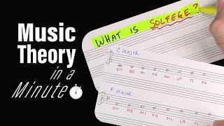 Will SOLFEGE help me hear music better?... yes. | Music Theory in a Minute Ep. 20