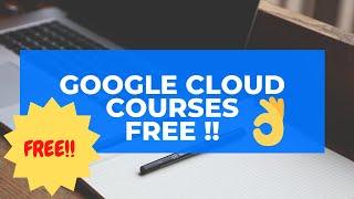 Free Google Cloud Courses for a month | COVID -19