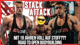 STACK ATTACK | Mit 19 Jahren voll auf Stoff?? Road to Open Bodybuilding @ironmikebodybuilding8379