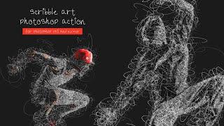 Scribble Art Effect Photoshop Action