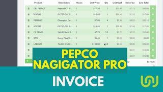 Repco Navigator Pro Invoice